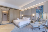 Ensemble de meubles de chambre à coucher en bois simple et luxueux, suite de chambre à coucher king size pour hôtel 5 étoiles