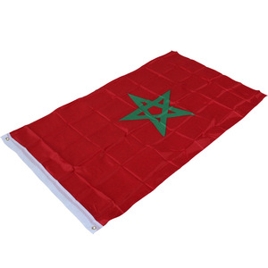 Stock personalizado 12*18 pulgadas Marruecos país marroquí <span class=keywords><strong>bandera</strong></span> de la ventana del coche - Product Image 5