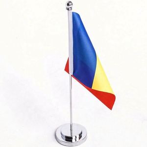 ขายตรงจากโรงงาน ธงตั้งโต๊ะโลโก้สั่งทำพร้อมฐานสแตนเลส ธงตั้งโต๊ะแบบต่างๆ สั่งทำได้ - Product Image 4