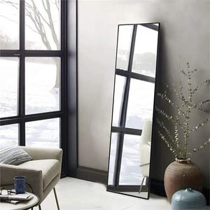 <span class=keywords><strong>Espejo</strong></span> de Pared <span class=keywords><strong>Rectangular</strong></span> Grande Personalizado con Marco de Metal <span class=keywords><strong>Dorado</strong></span> y Negro - Product Image 6