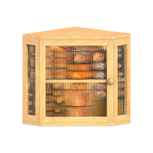 Hình bánh mì hộp tre hai lớp bánh mì Hộp đa chức năng nhà bếp tổ chức - Product Image 6