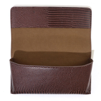Ensemble étui à lunettes et lunettes de soleil en cuir PU élégant et personnalisé de haute qualité pour les lunettes