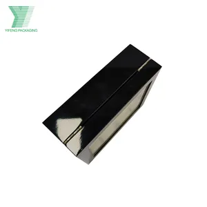 Factory Packaging Manufacturer Supply Custom Logo Luxury Watch Packaging Box High Quality Wooden Black Watch Box