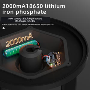 Lámpara <span class=keywords><strong>Solar</strong></span> de Poste LED de 30W, ABS, con Sensor de Luz, IP65 Impermeable, Alto Brillo, para Decoración de Jardín y Villa - Product Image 3