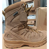 Bottes tactiques noires pour hommes, montantes, pour l'été, l'entraînement en jungle, la randonnée en extérieur et le désert