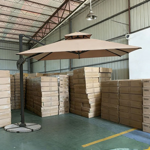 Sombrilla de Jardín Personalizada con Logotipo, Parasol para <span class=keywords><strong>Patio</strong></span> Exterior, Sombrilla de Aluminio Giratoria 360°, Juego de Sombrillas Solares para <span class=keywords><strong>Patio</strong></span> - Product Image 2