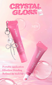 MLM custom Hydrating Peptide <b>Lip</b> Gloss Mirror Finish Non-Fading Non-Sticky Long Lasting Cruelty Free <b>Lip</b> Glaze Beauty <b>lip</b> makeup - Product Image 2