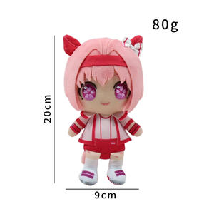 دمية محشوة مخصصة بشعار أغنيس تاشيون، لعبة قطيفة على شكل حصان سباق، شخصيات كرتونية وأنمي، وسادة للرمي، هدية - Product Image 4