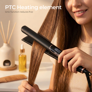 Fast Heating Professional Ceramic Ionic Dual Voltage <strong>Straightener</strong> <strong>Hair</strong> <strong>Straightener</strong> Flat Iron and Curler 2in1 <strong>for</strong> All <strong>Hair</strong> Types - Product Image 4