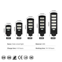Farola Solar de Alto Lumen, Ahorro de Energía, Luces Solares Todo en Uno, Lámpara LED para Exteriores, Jardín, Carretera, 50W 100W 150W 200W