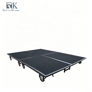 Escenario Portátil para Bodas, Plataforma de Escenario para Eventos, Sistema de Equipo de Escenario Modular Desmontable para Interiores y Exteriores, Conciertos y DJ - Product Image 1