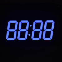 Pantalla LED Azul de 7 Segmentos y 4 Dígitos de 0.56 Pulgadas con Coma, Tubo Digital de 12 Pines para Reloj, Temporizador, Medidor, Serie 5641/5645