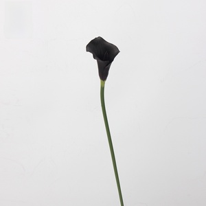 LO-634 Wholesale Premium PU Real Touch Crescent Calla <strong>Lily</strong> Artificial <strong>Flowers</strong> Single Stem Faux Floral for Arrangement - Product Image 6