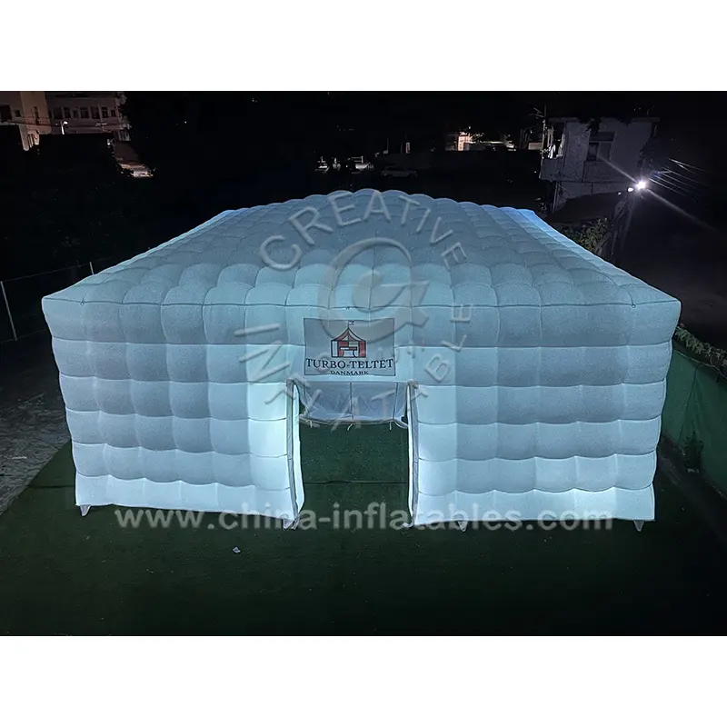 China fábrica Inflável bar LED grande portátil ao ar livre inflável discoteca tenda para eventos