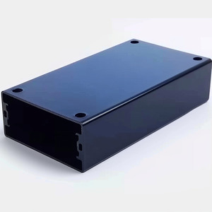Pièces usinées CNC de précision sur mesure OEM, boîtier en aluminium extrudé anodisé bleu, dissipateur thermique, boîte métallique - Product Image 6