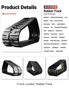 Rubberen Spoor 180X72X38 Voor <span class=keywords><strong>Kobelco</strong></span> <span class=keywords><strong>Fc50</strong></span> Rupskraan Vervanging Onderstel Rupsband - Product Image 6