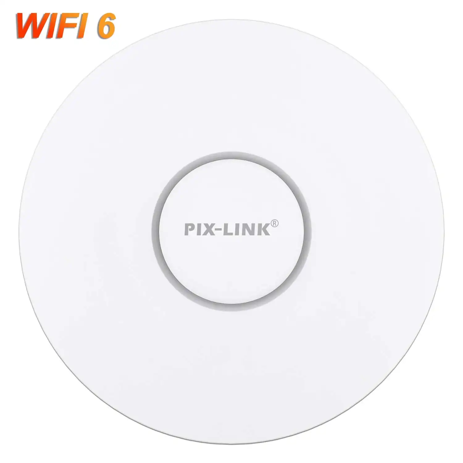 Wifi6 เพดาน AP จุดเชื่อมต่อไร้สาย 80211ax Wifi 6 กลางแจ้ง 1800mbps สีขาว OEM ODM CPE 2.4G และ 5G ปุ่มรีเซ็ต
