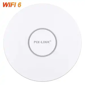 Wifi6 soffitto AP punto di accesso Wireless 80211ax Wifi 6 esterni 1800mbps bianco OEM CPE 2.4G & 5G pulsante di Reset