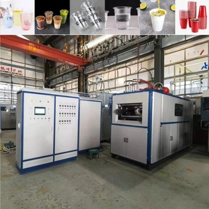 Máquina de termoformado de alta velocidad automática usada, máquina para hacer macetas de yogur, máquina para hacer vasos de plástico PPPS - Product Image 3