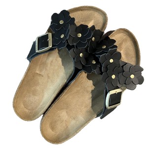 <span class=keywords><strong>Sandalias</strong></span> de Plataforma con Hebilla y Punta Abierta, Estilo <span class=keywords><strong>Birkenstock</strong></span>, para Mujer, con Diseño Floral Dulce, para Verano, Aire Libre, con Suela Gruesa y Aumento de Altura - Product Image 1