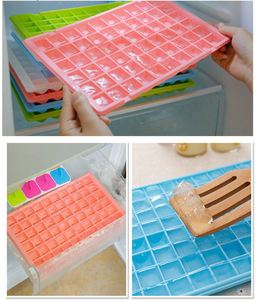 Molde de silicona de grado alimenticio para cubitos de hielo, creativo, para hacer cubitos de hielo de frutas, forma cuadrada, congelación rápida, fácil de desmoldar - Product Image 4