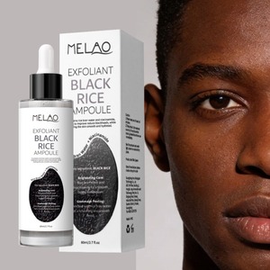 Ampolla exfoliante Facial para Hombre con Arroz Blanco y Negro, Serum Suave Exfoliante con Efecto Luminoso, en Stock - Product Image 1