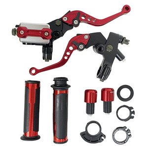 Kit <span class=keywords><strong>de</strong></span> leviers d'embrayage et <span class=keywords><strong>de</strong></span> <span class=keywords><strong>frein</strong></span> pour <span class=keywords><strong>moto</strong></span>, pompe <span class=keywords><strong>de</strong></span> <span class=keywords><strong>frein</strong></span> en alliage d'aluminium avec couvre-<span class=keywords><strong>poignée</strong></span>, kit combiné <span class=keywords><strong>de</strong></span> <span class=keywords><strong>frein</strong></span> à disque <span class=keywords><strong>hydraulique</strong></span> - Product Image 1