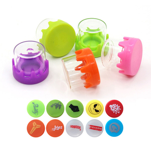 Bán buôn không dính sáp thủy tinh container Silicone kín tập trung dầu lưu trữ hộp lọ thủy tinh có nắp đậy - Product Image 1