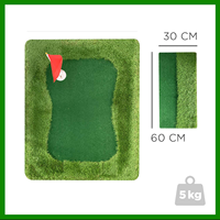 Tapis de golf miniature portable pour l'intérieur et l'extérieur, tapis d'entraînement au golf pour la maison et le bureau