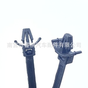 สายรัดเคเบิลไนลอน Shuangxuan พร้อมฐานยึดแบบหัวเครื่องบิน สำหรับยึดสายไฟรถยนต์ แบบพลาสติกชนิดเดียว - Product Image 2