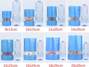 <span class=keywords><strong>2025</strong></span> bán hàng tốt Zip khóa nhôm lá tự niêm phong túi kẹo với cửa sổ 9x13cm - Product Image 5