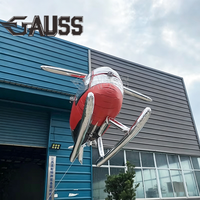 Modèle d'hélicoptère et d'avion publicitaires gonflables en PVC durable GAUSS & Modèle d'avion gonflable