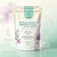 Poudre de Myo & D-Chiro Inositol OEM/ODM pour femmes, rapport 40:1, avec folate et vitamine D3, complément alimentaire, 225g