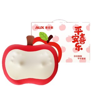 AUX Red Fruit Waist Massager <b>Massage</b> Pillow USB Rechargeable Kneading Timing Function For Neck Back Relief - Product Image 3