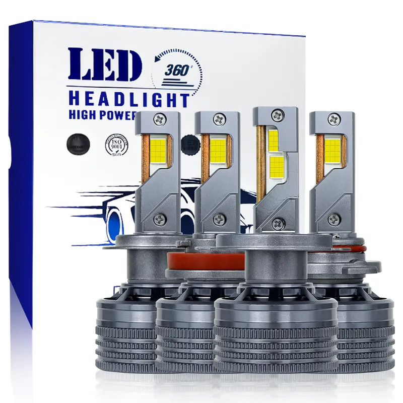 נורת LED קדמית K20 בעוצמה גבוהה 320w גבוהה בהירה h1 h3 h7 h11 9005 9006 h4 סנטאנה הון-דה TO-YOTA פנסי לד לרכב