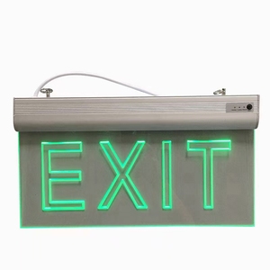 Luz de señal de emergencia de salida personalizada de fábrica, iluminación de emergencia contra incendios, luz indicadora de evacuación de señal LED - Product Image 1