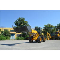 Mini Excavator JCB 1CX WZ 30-25 Cat Tires Trencher 50HP Tractor with Front End Backhoe Loader