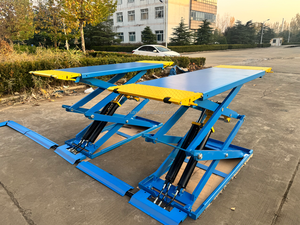 Elevador de Tijera de Perfil Bajo con Función de Elevación Rápida: Ideal para Mantenimiento de Automóviles y Cambio de Neumáticos - Product Image 4