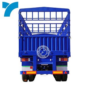 Oferta Caliente: Semirremolque Yongchao de 4 Ejes con <span class=keywords><strong>Jaula</strong></span> de Acero, Nuevo, Tipo Almacén, con Valla de Palisadas, Origen Shandong - Product Image 1