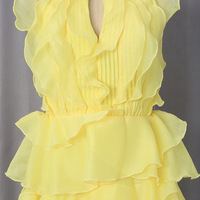 Robe plissée à manches bouffantes et à nouer avec volants Bettergirl, nouvelles arrivées 2026