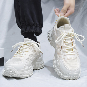 New men's shoes with breathable mesh surface, suitable <b>for</b> sports activities, trendy and versatile, with thick sole, <b>for</b> casual - Product Image 4