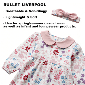 Tela <span class=keywords><strong>Liverpool</strong></span> con Textura de Burbujas Transpirable, Estampado Personalizado por Impresión Digital, para Vestidos y Blusas de Verano para Mujeres y Niñas - Product Image 3