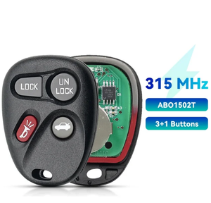 4 nút lật từ xa chìa khóa xe <span class=keywords><strong>Fob</strong></span> 315Mhz abo1502t cho Chevrolet Avalanche Cadillac Escalade Tahoe ngoại ô Tracker GMC - Product Image 2