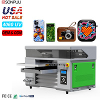 Mesin Cetak UV Roll Flat SONPUU 4060 dengan Head I3200 Kecepatan Tinggi (21-30 Ppm) Otomatis untuk Bahan Telur/Flex Garansi 1 Tahun 9600dpi