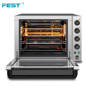 <span class=keywords><strong>Horno</strong></span> de Convección Turbofan de 4 Niveles, <span class=keywords><strong>Horno</strong></span> Eléctrico para Pan con Perillas de Control, <span class=keywords><strong>60</strong></span> <span class=keywords><strong>Litros</strong></span>, Hornos Comerciales para Pizza en Oferta - Product Image 4