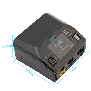 Cargador/Descargador Inteligente de Baterías LiHV ToolkitRC M8AC, Plástico, AC 200W 600W 20A 1-8S PD 65W, Piezas para Modelos de Autos - Product Image 6