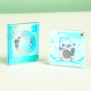 Custom NFC Acrylic <b>Record</b> Display <b>Stand</b> Transparent Thickened Personalized Music Card Holder Plastic Souvenir - Product Image 2