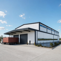 Villa à ossature métallique, structure légère en acier pour le développement de projets résidentiels communautaires