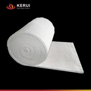 Couverture en fibre céramique à haute teneur en aluminium thermo-isolante KERUI avec une excellente isolation thermique