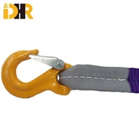 Kapmak kanca ile taşıma malzemeleri için dört ayaklı Web Sling Bridle meclisi